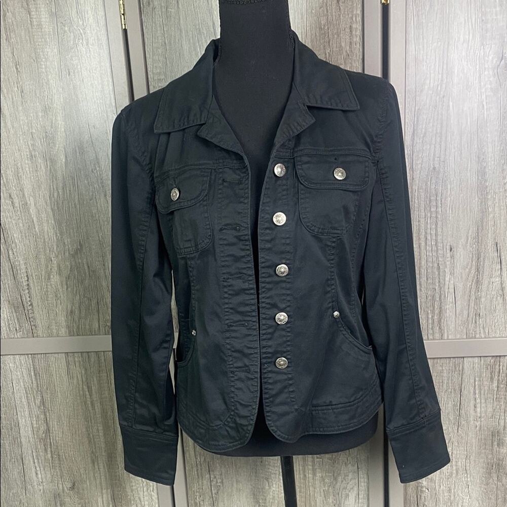 LAL Live A Little Fitted Cotton Jacket Women's M